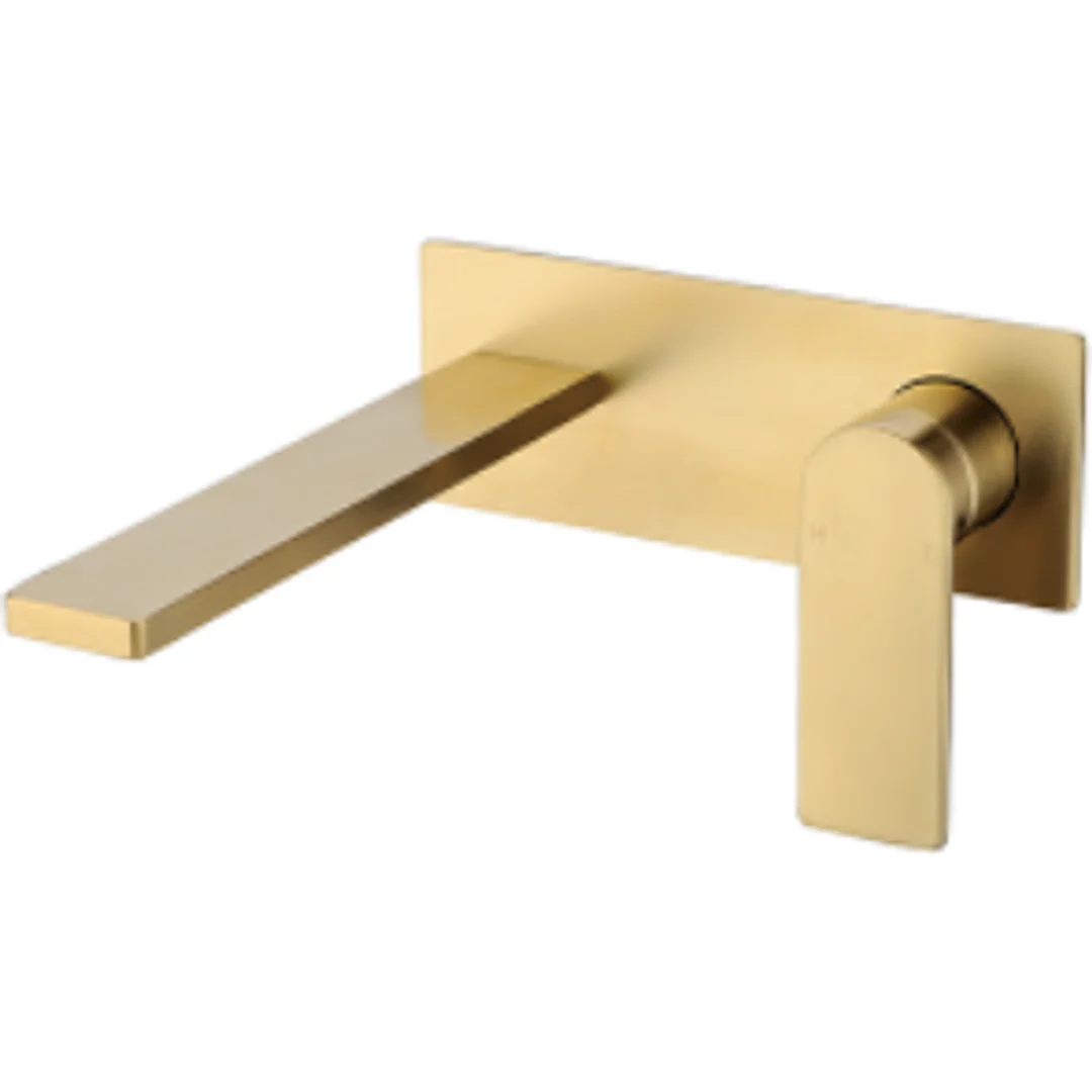 Bella Vista Pradus Combo Mixer And Spout Brushed Gold Cresta - Image 2