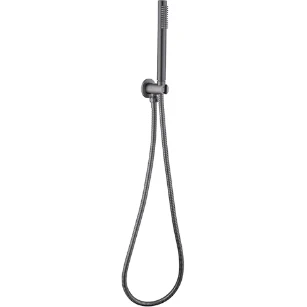 Bella Vista Round Hand Shower On Wall Outlet Bracket (Short) Gun Metallic