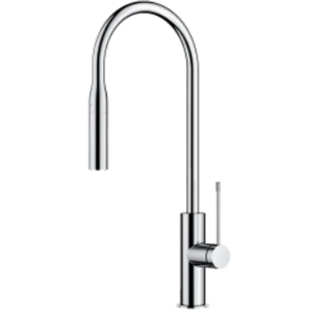 Bella Vista Round Sink Mixer Chrome - Image 2