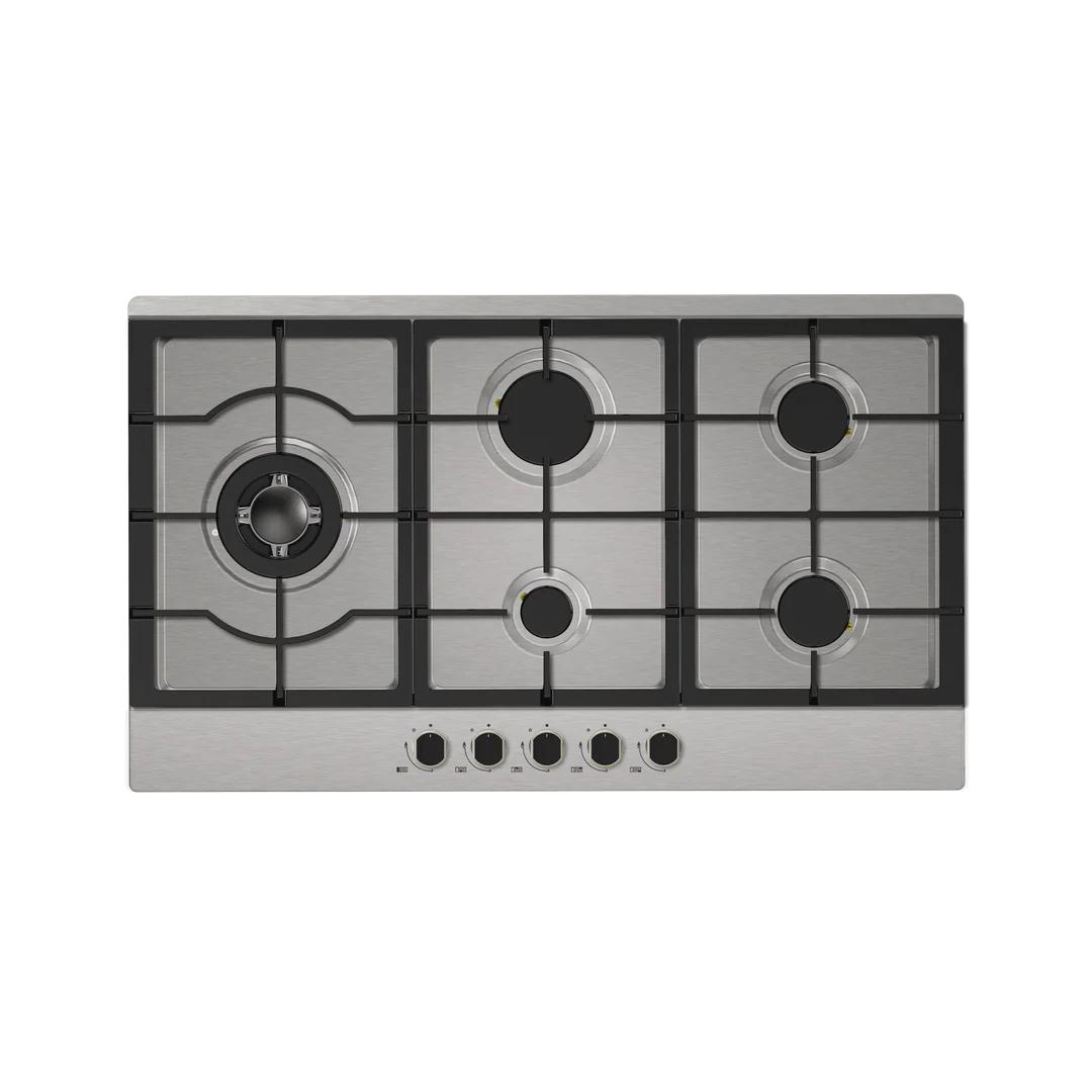 Bestlink Midea 90Cm Gas Cooktop Stainless Steel 5 Burner 90G50Me0 - Image 2