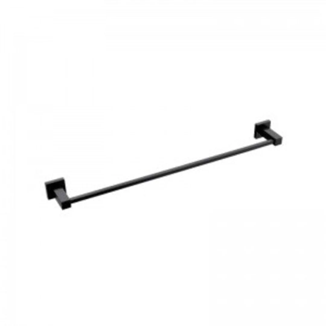 Bestlink Nautica Matt Black Square Single Towel Rail 6024Bk - Image 2