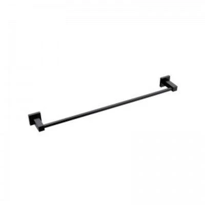 Bestlink Nautica Matt Black Square Single Towel Rail 6024Bk - Image 3
