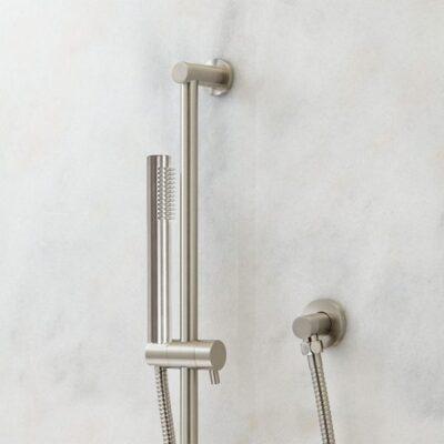 Bestlink New York Slim Shower On Rail Set Brushed Nickel - Image 3