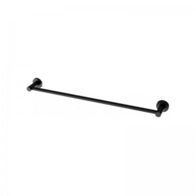 Bestlink Nirvana Matt Black Round Single Towel Rail   5024Bk - Image 3