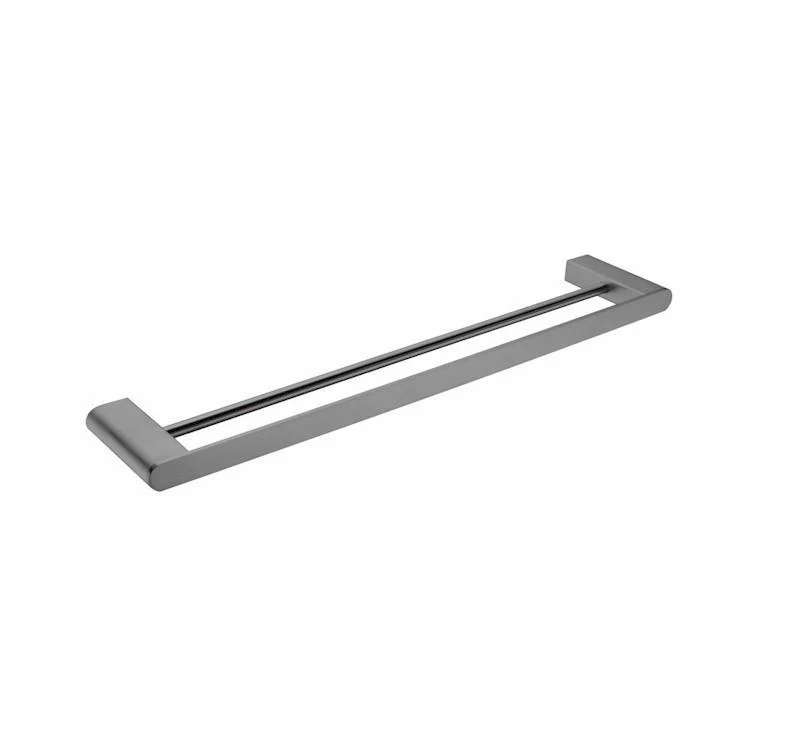 Nero Bianca Double Towel Rail 600Mm Gun Metal - Image 6