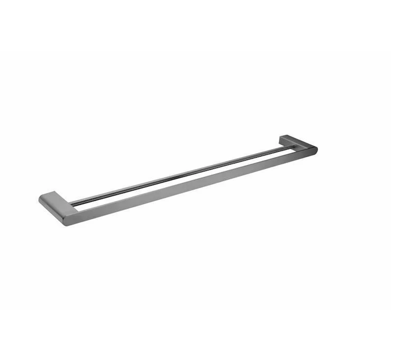 Nero Bianca Double Towel Rail 800Mm Gun Metal - Image 6
