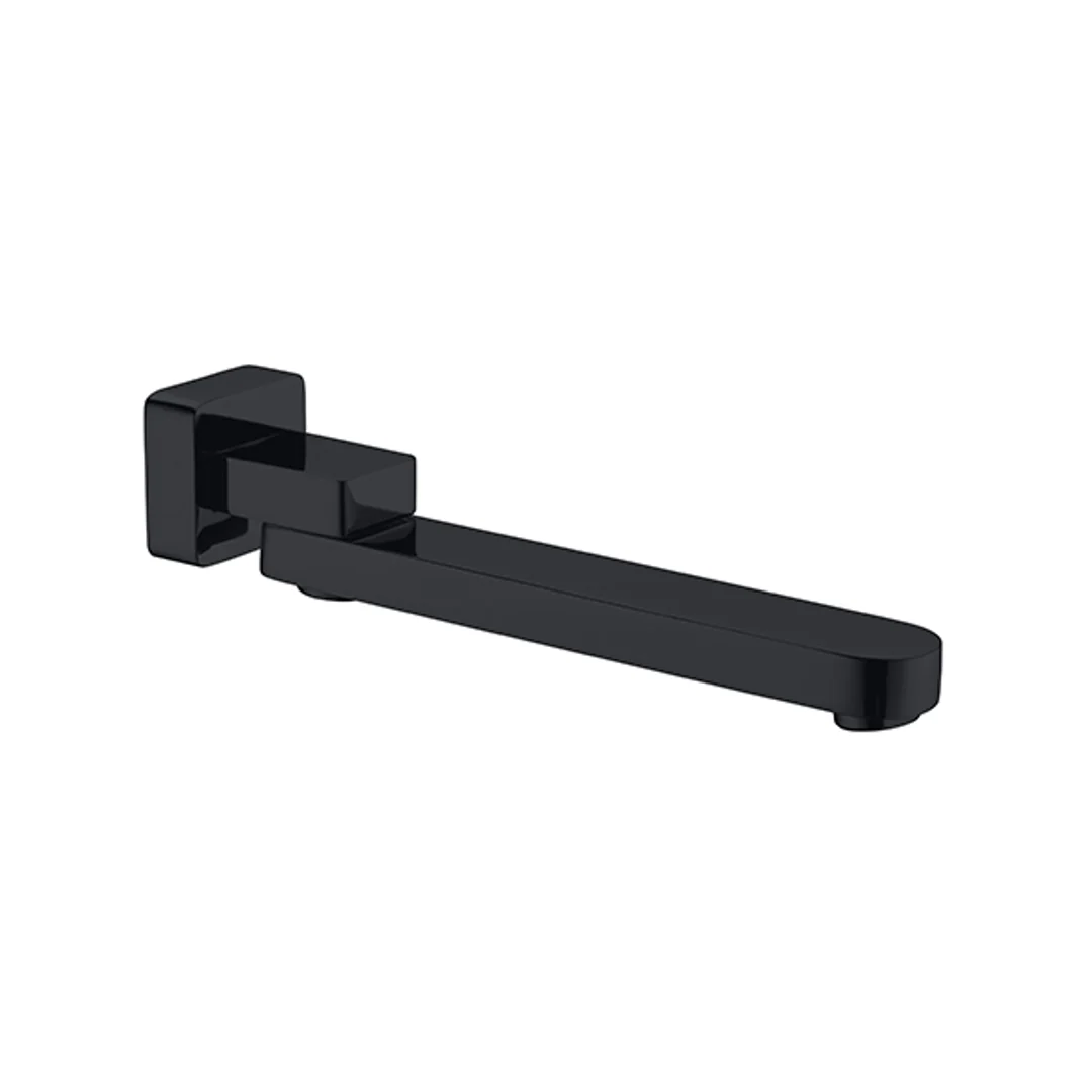 Nero Bianca Swivel Bath Spout Matte Black