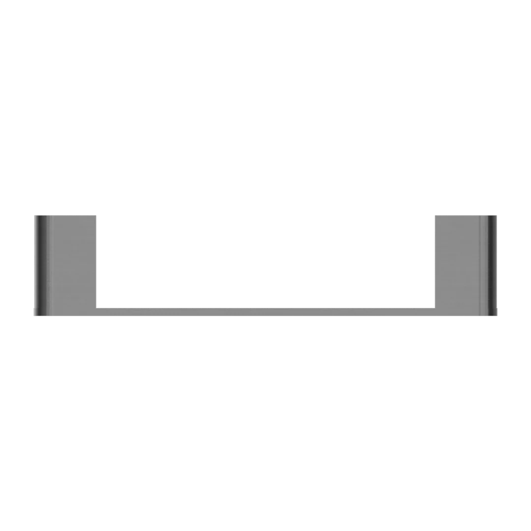 Nero Bianca Hand Towel Rail Gun Metal - Image 6