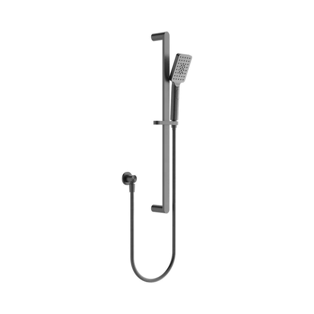 Bianca Nero Shower Rail - Gun Metal