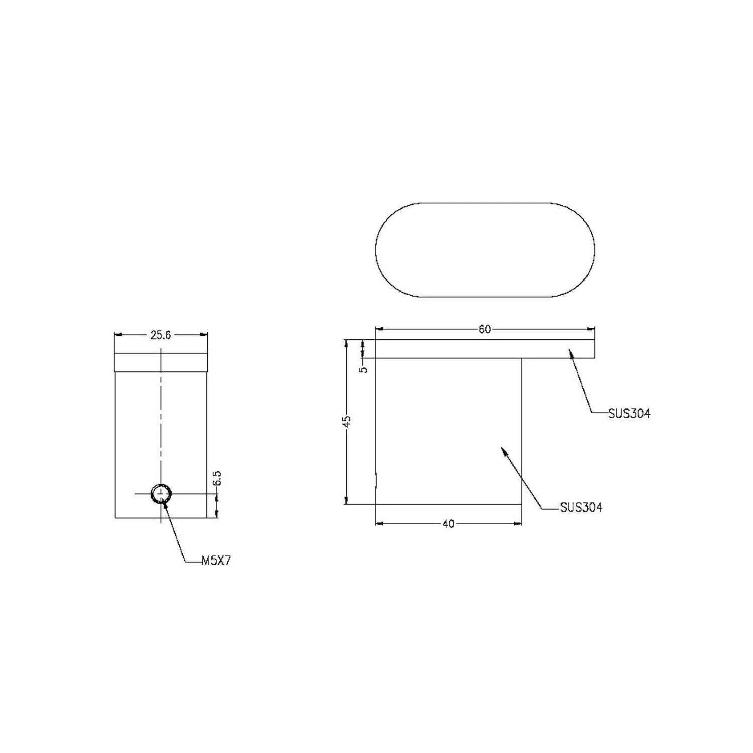 Nero Bianca Robe Hook Brushed Nickel - Image 7