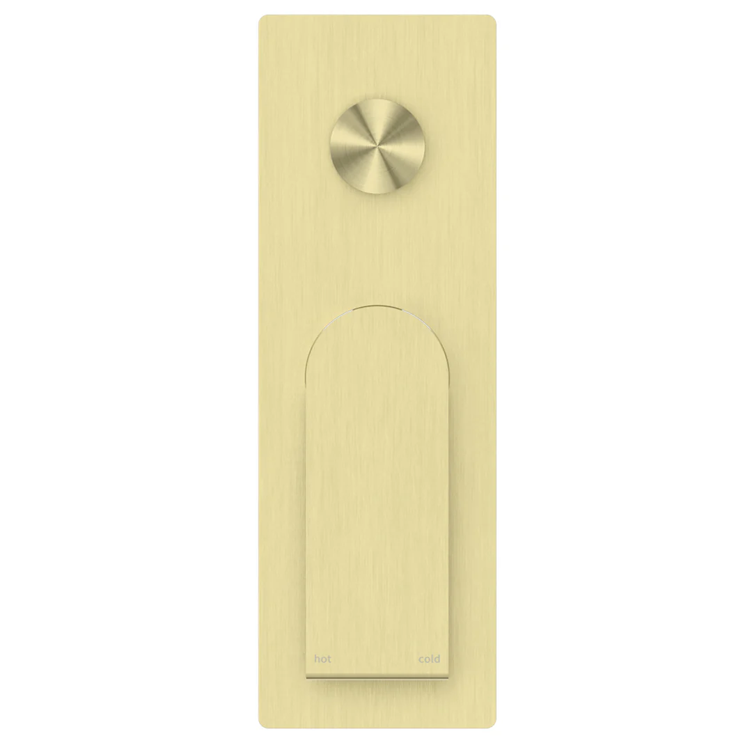 Nero Bianca Shower Mixer With Diverter Brushed Gold - Image 5