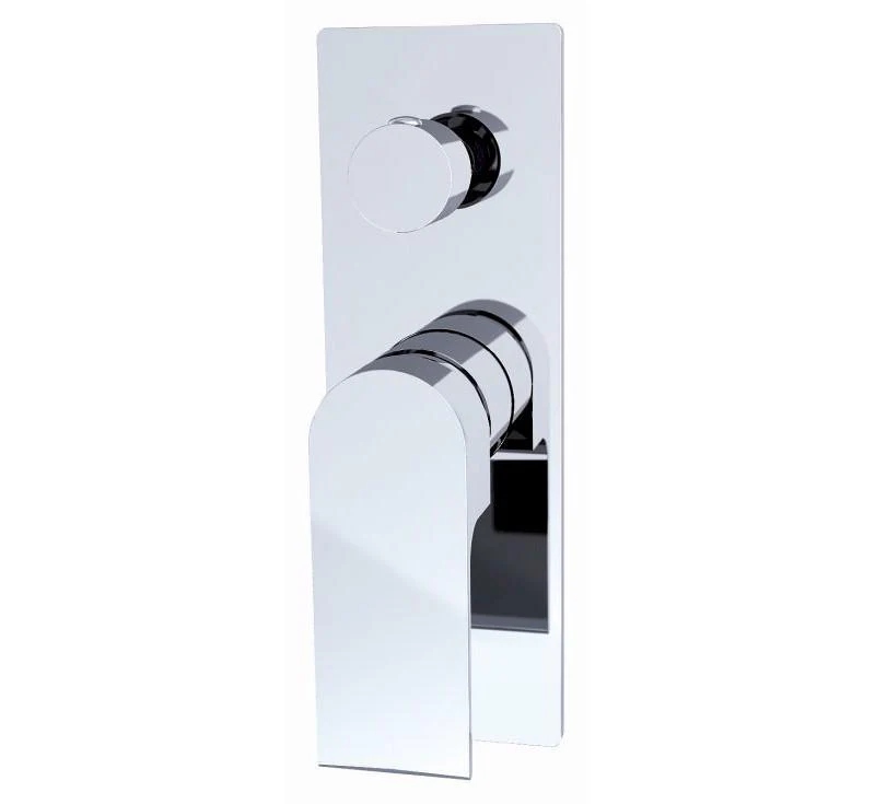 Nero Bianca Shower Mixer With Divertor Chrome - Image 5