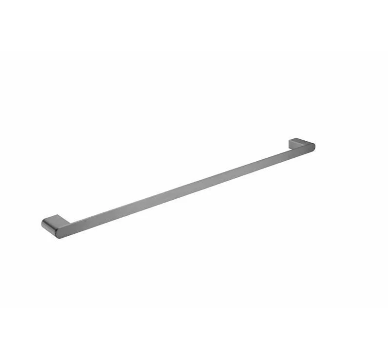 Nero Bianca Single Towel Rail 800Mm Gun Metal - Image 4