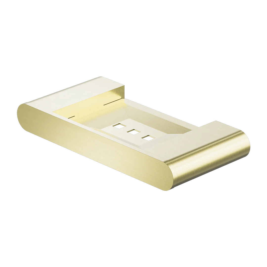 Nero Bianca Soap Dish Holder Brushed Gold - Image 2