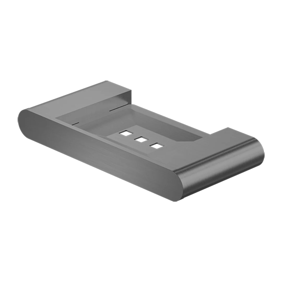 Nero Bianca Soap Dish Holder Gun Metal