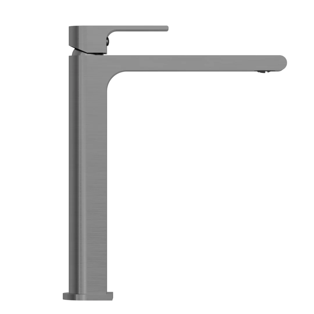 Nero Bianca Tall Basin Mixer Gun Metal Grey - Image 2
