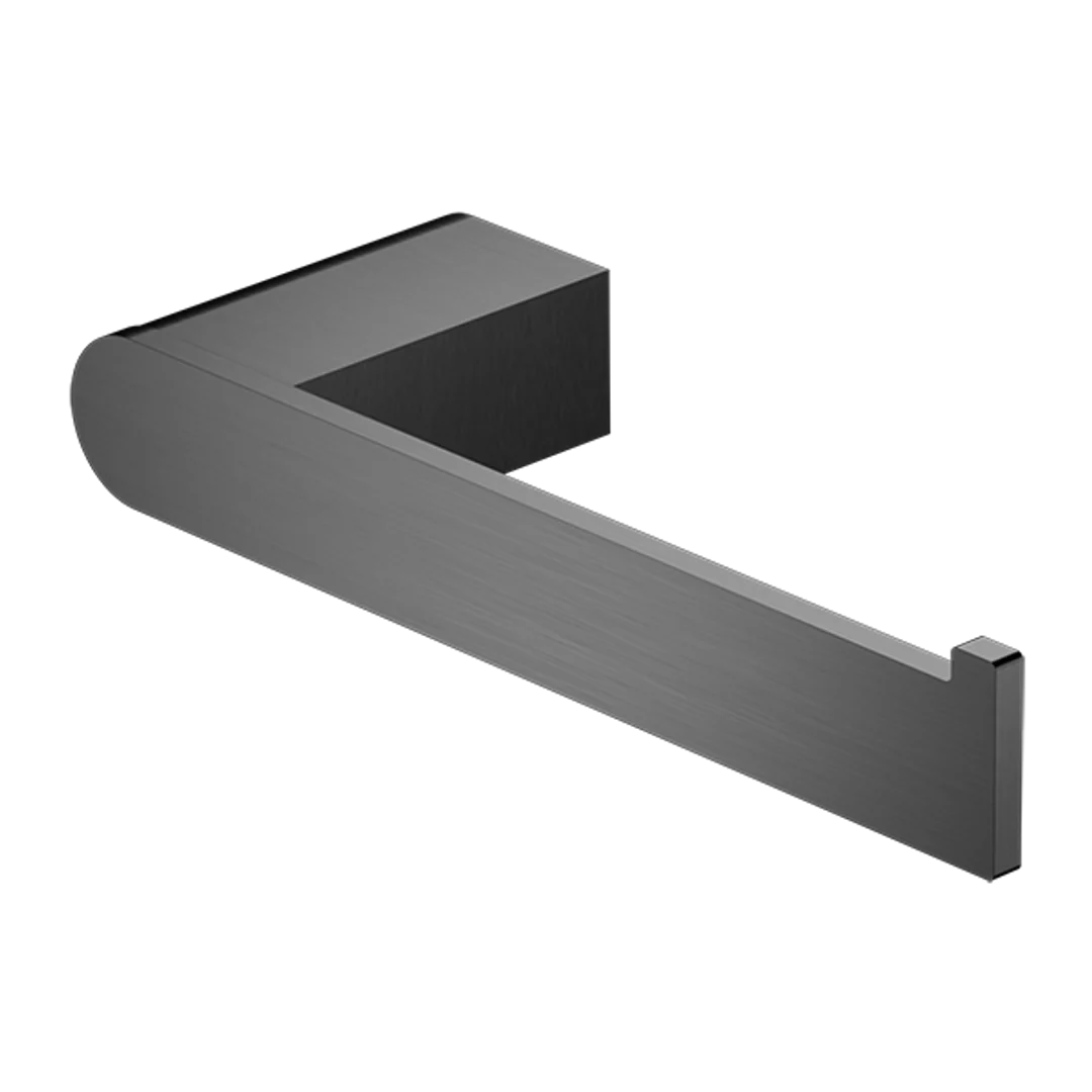 Nero Bianca Toilet Roll Holder Gun Metal