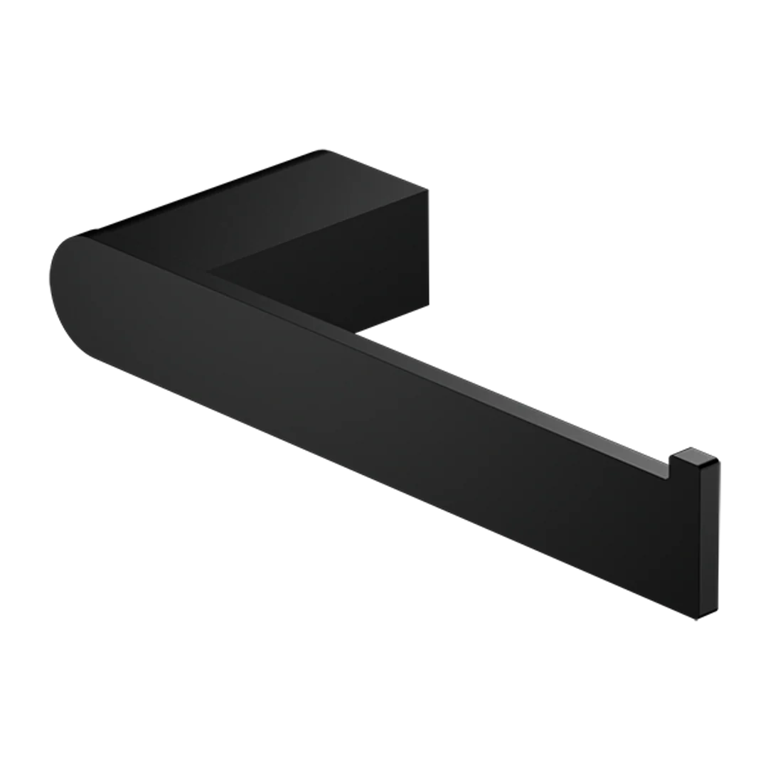 Nero Bianca Toilet Roll Holder Matt Black