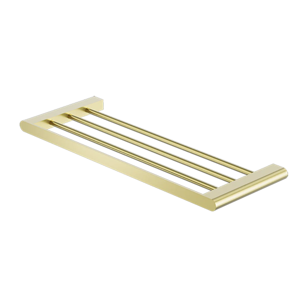 Nero Bianca Towel Rack Brushed Gold