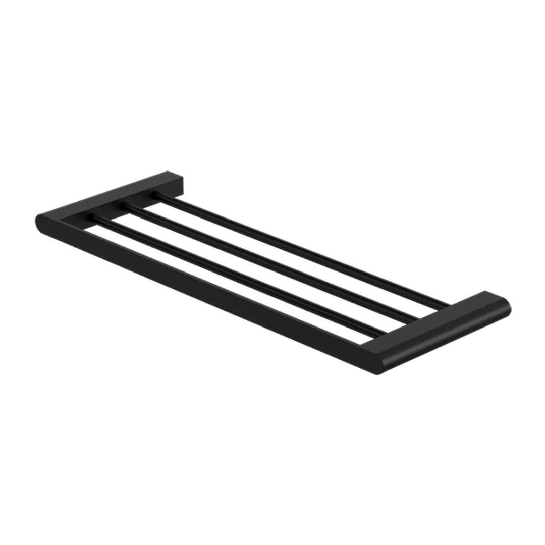 Nero Bianca Towel Rack Matt Black
