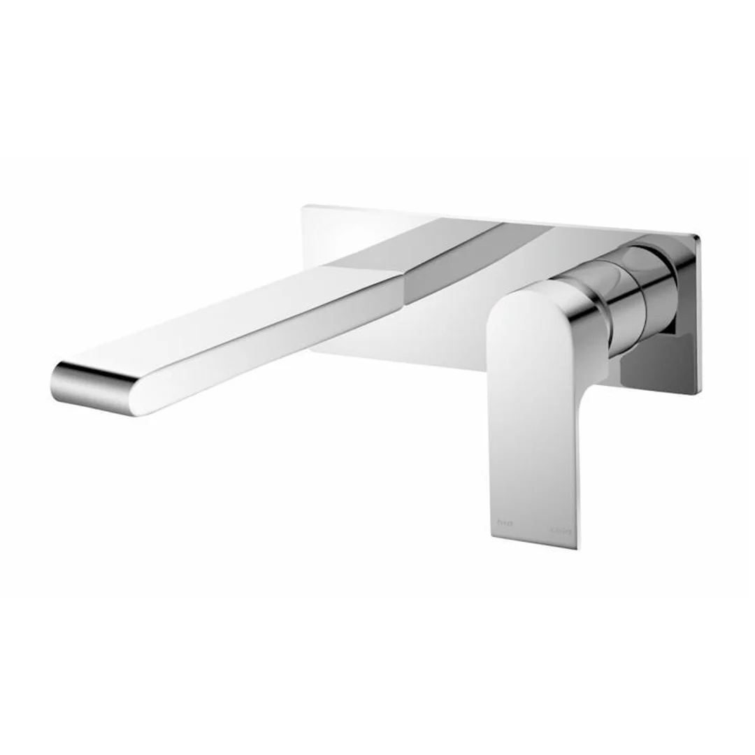 Nero Bianca Wall Basin Mixer Chrome - Image 2