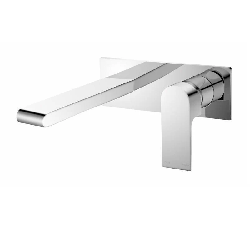 Nero Bianca Wall Basin Mixer Chrome - Image 4