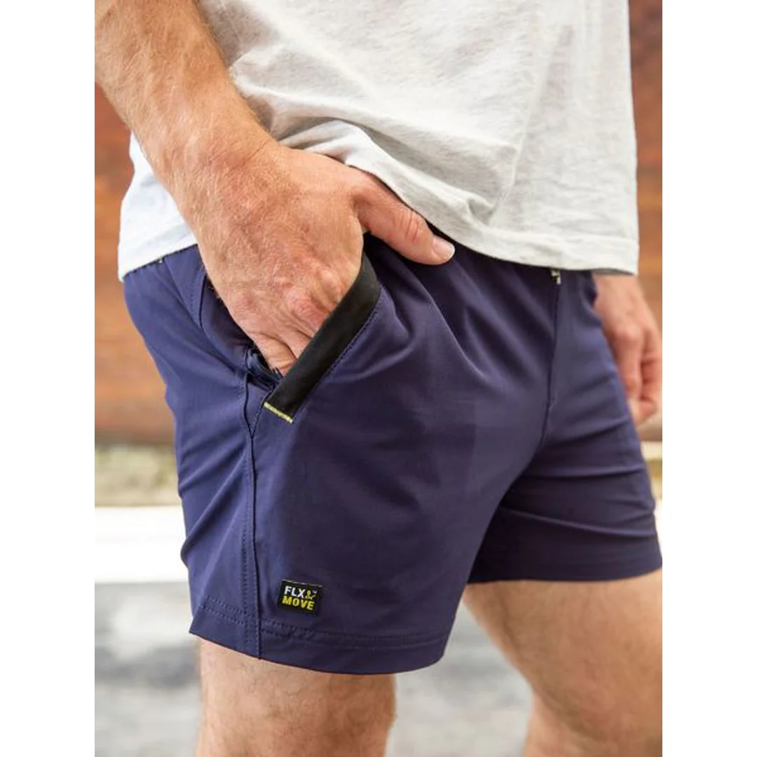 Bisley Flex & Move 4-Way Stretch 4.5 Short Navy - Image 4