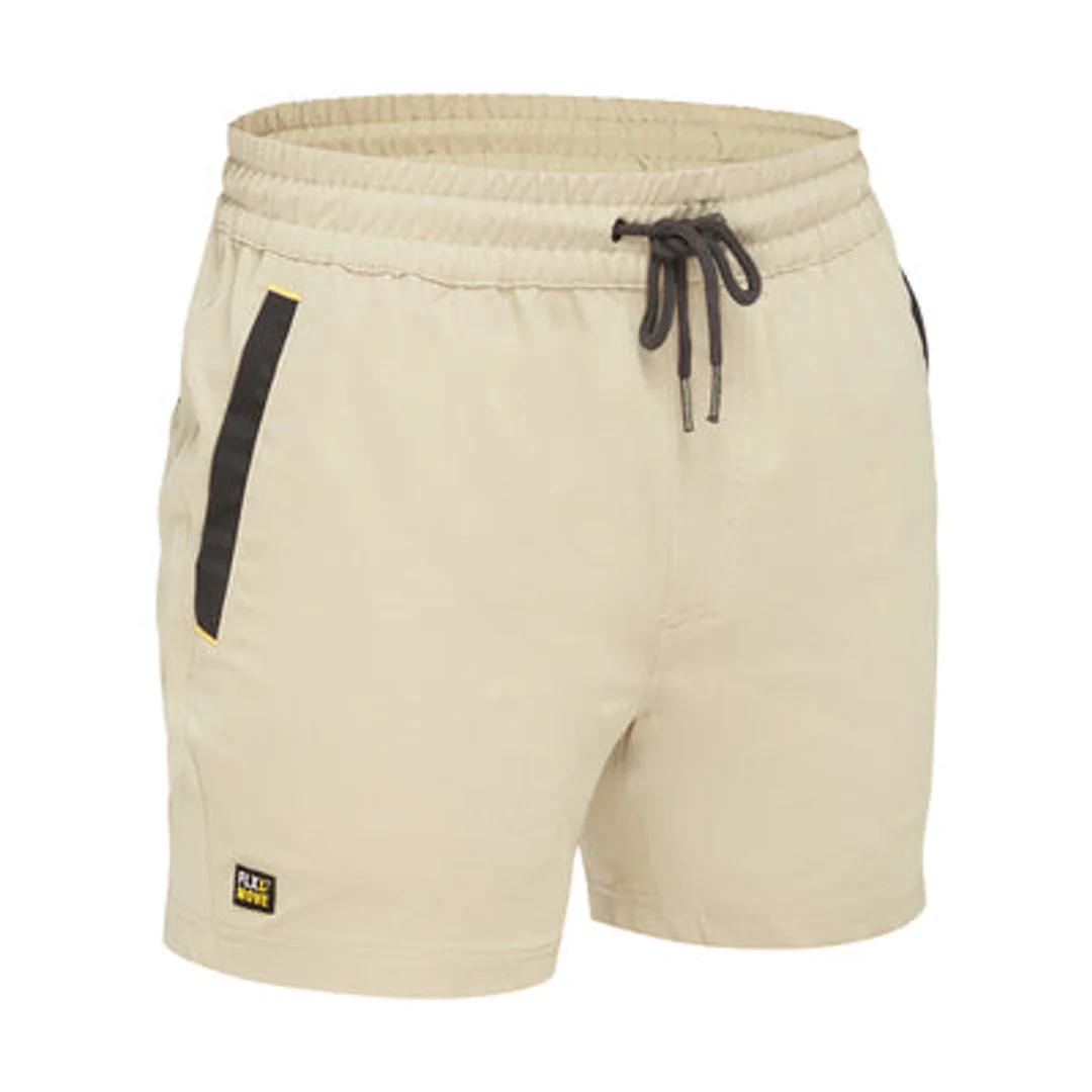 Bisley Flex & Move 4-Way Stretch 4.5 Short Stone - Image 5