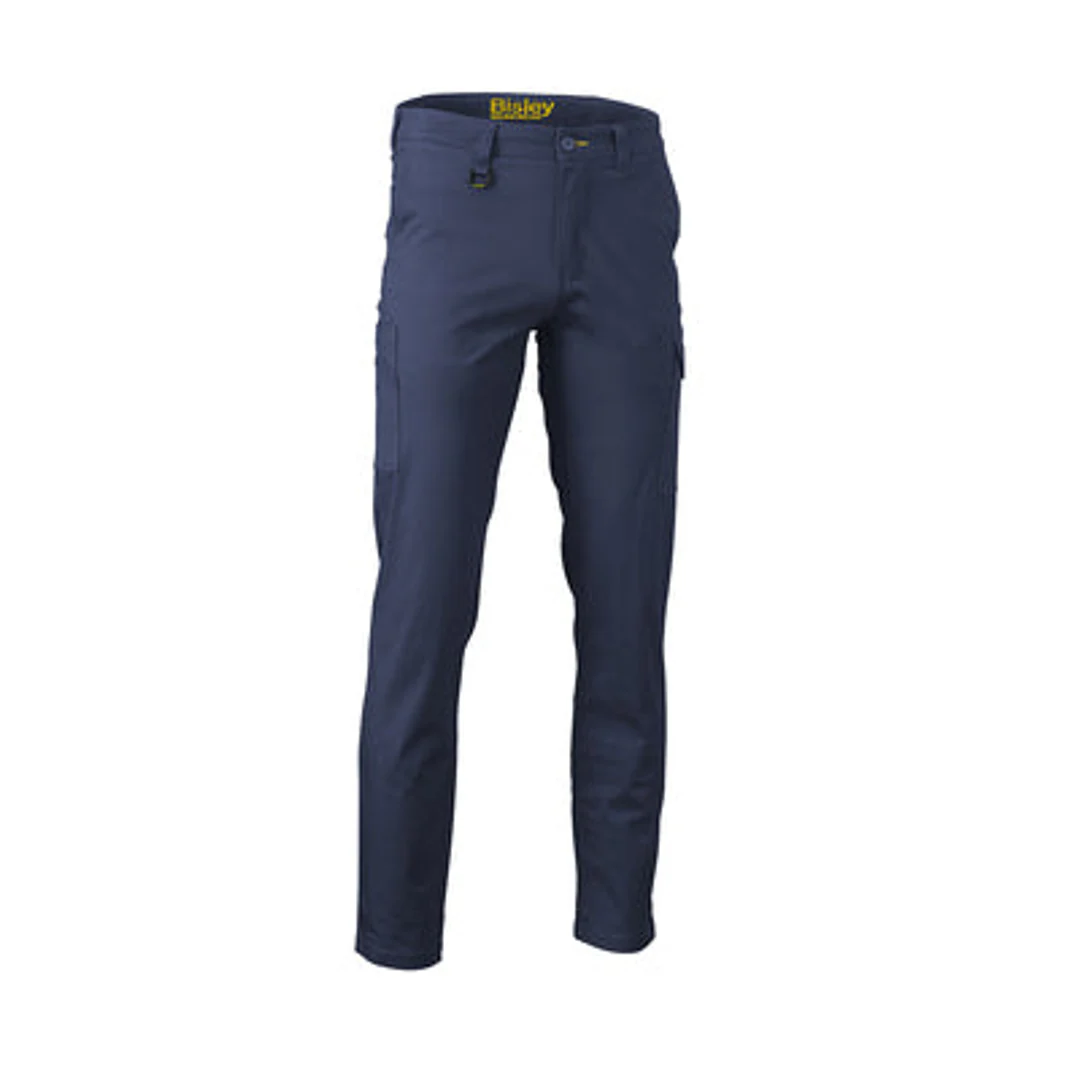 Bisley Stretch Cotton Drill Cargo Pant Navy - Image 4