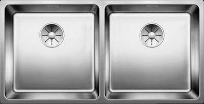 Blanco Andano Double Bowl S/S Inset Sink And400/400Ifnk5