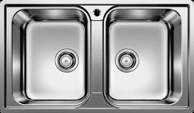Blanco Lemis Double Bowl Bowl S/S Sink 29Lt Lemis8Ifk5