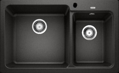 Blanco Naya8 Silgranit 1&1/2 Bowl Inset Sink No Drainer Anthracite