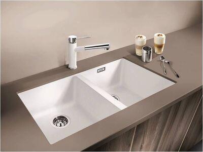 Blanco Silgranit Subline 350 D/Bowl Sink 350X350 White