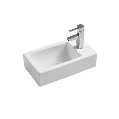 Bnk Naga Apb-04455-Wh Wall Hung Basin 455 X 250 X 120mm Gloss White - Image 3
