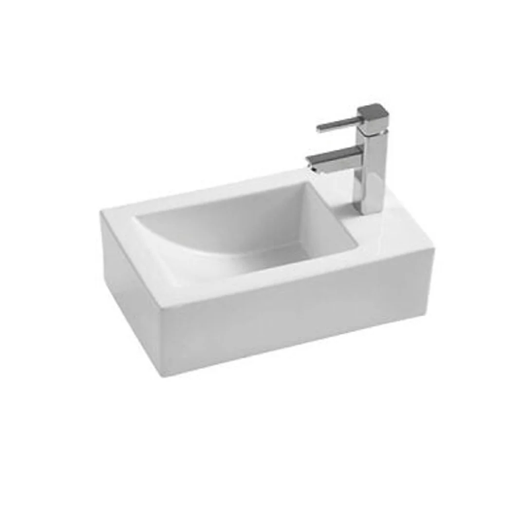 Bnk Naga Apb-04465-Wh Wall Hung Basin 465 X 285 X 170mm Gloss White - Image 2