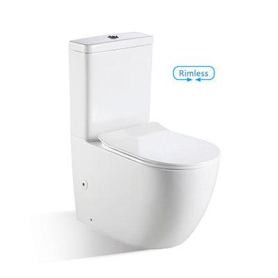 Bnk Naga Bl-102N-Tpt Rimless Back To Wall Toilet Suite - Image 3