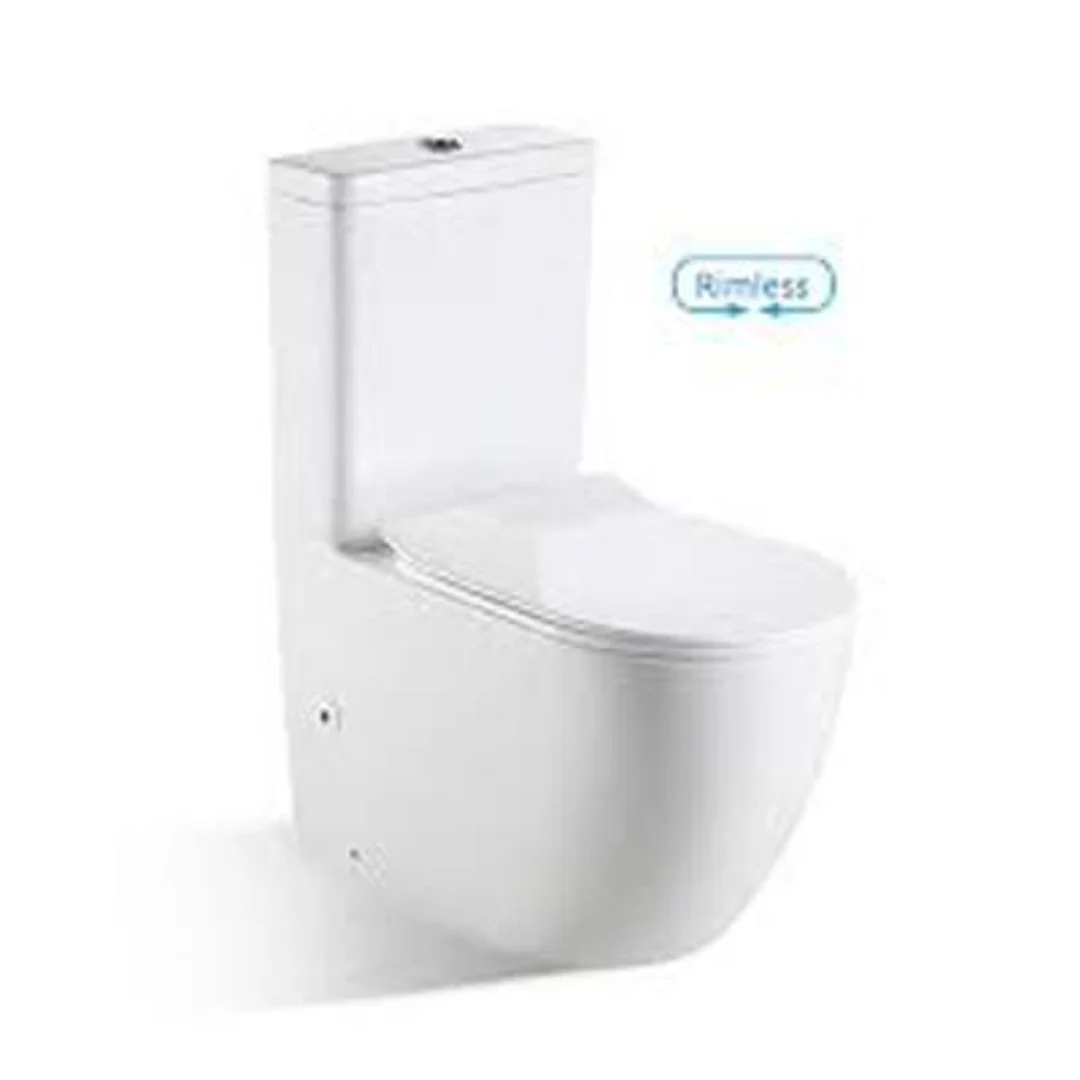 Bnk Naga Bl-104N-Tpt Rimless Back To Wall Toilet Suite - Image 2