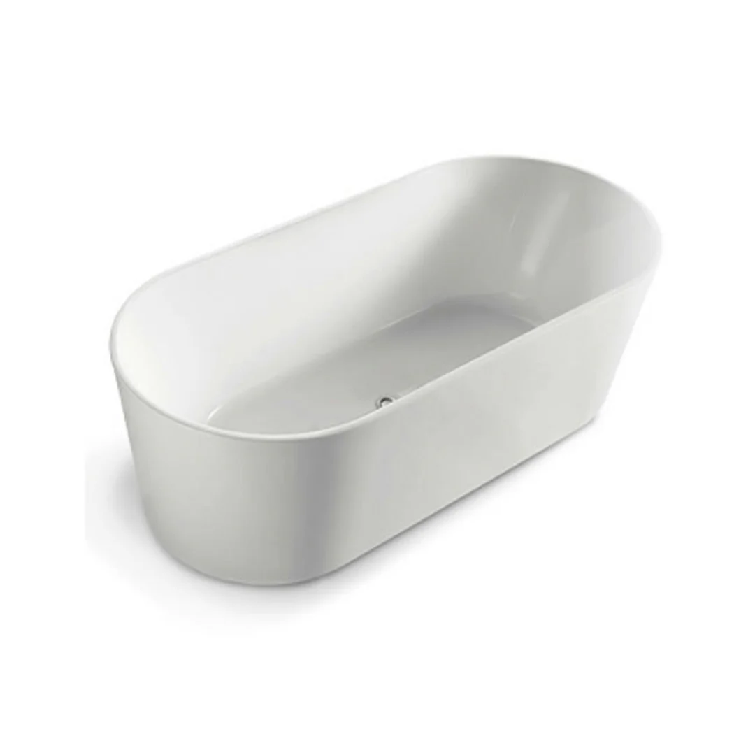 Bnk Naga Freestanding Bath Matt White  1500mm - Image 2
