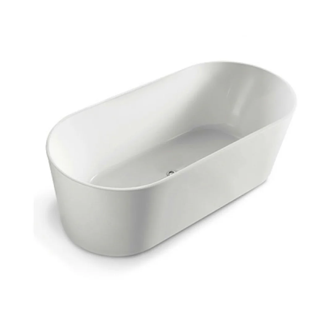 Bnk Naga Freestanding Bath Matt White 1500mm - Image 2