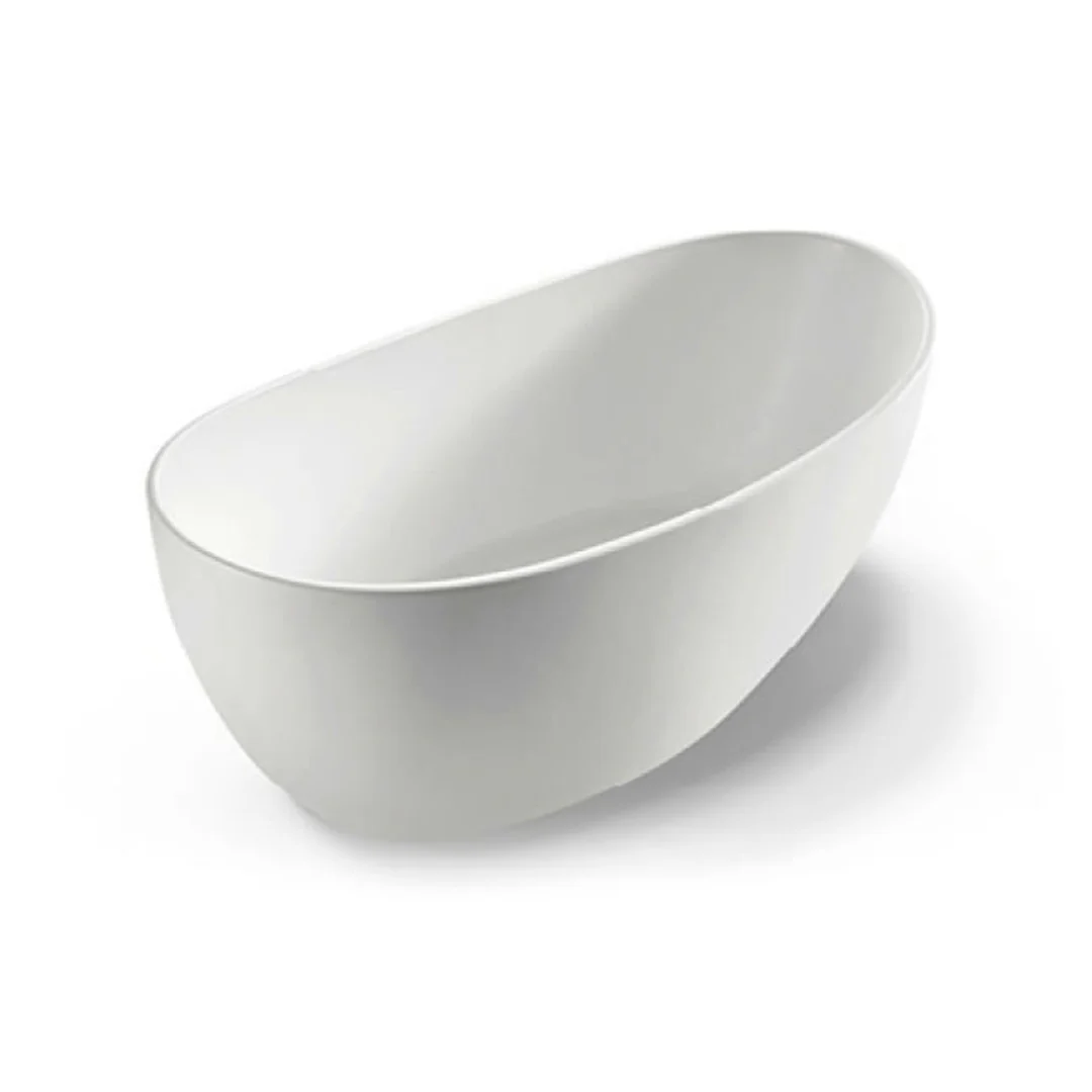 Bnk Naga Boat Shape Freestanding Bath Gloss White  1500mm
