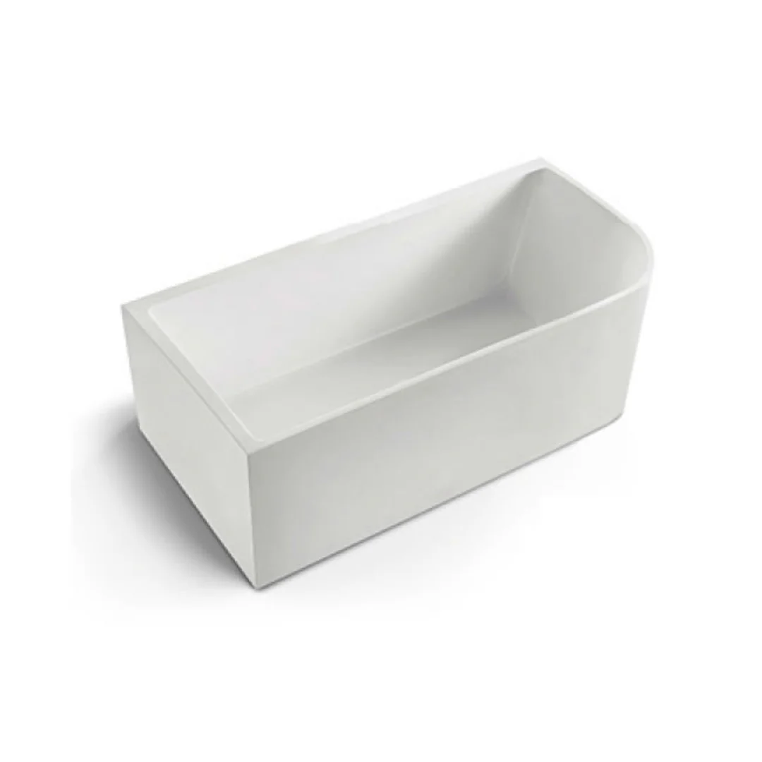 Bnk Naga Left Hand Corner Bath Gloss White 1500mm - Image 2