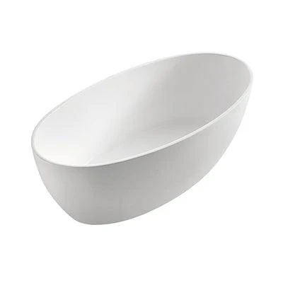 Bnk Naga Oval Freestanding Bath Matt White 1700mm - Image 5