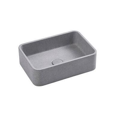 BNK Rimini Concrete Basin 400 X 280 X 120mm - Grey Mist - Image 4