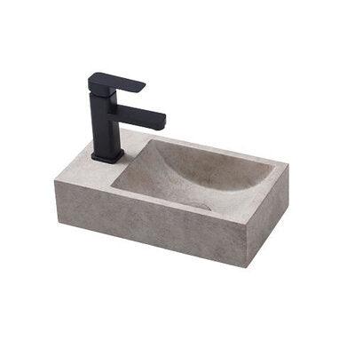 BNK Spoleto Concrete Basin 400 X 220 X 100mm - Burberry Stone - Image 4