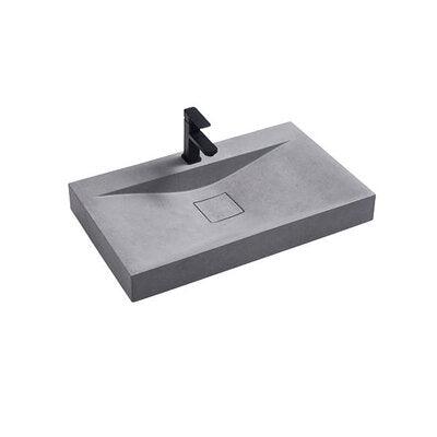 Bnk Versilia B1 Concrete Basin 800 X 480 X 100mm - Image 3
