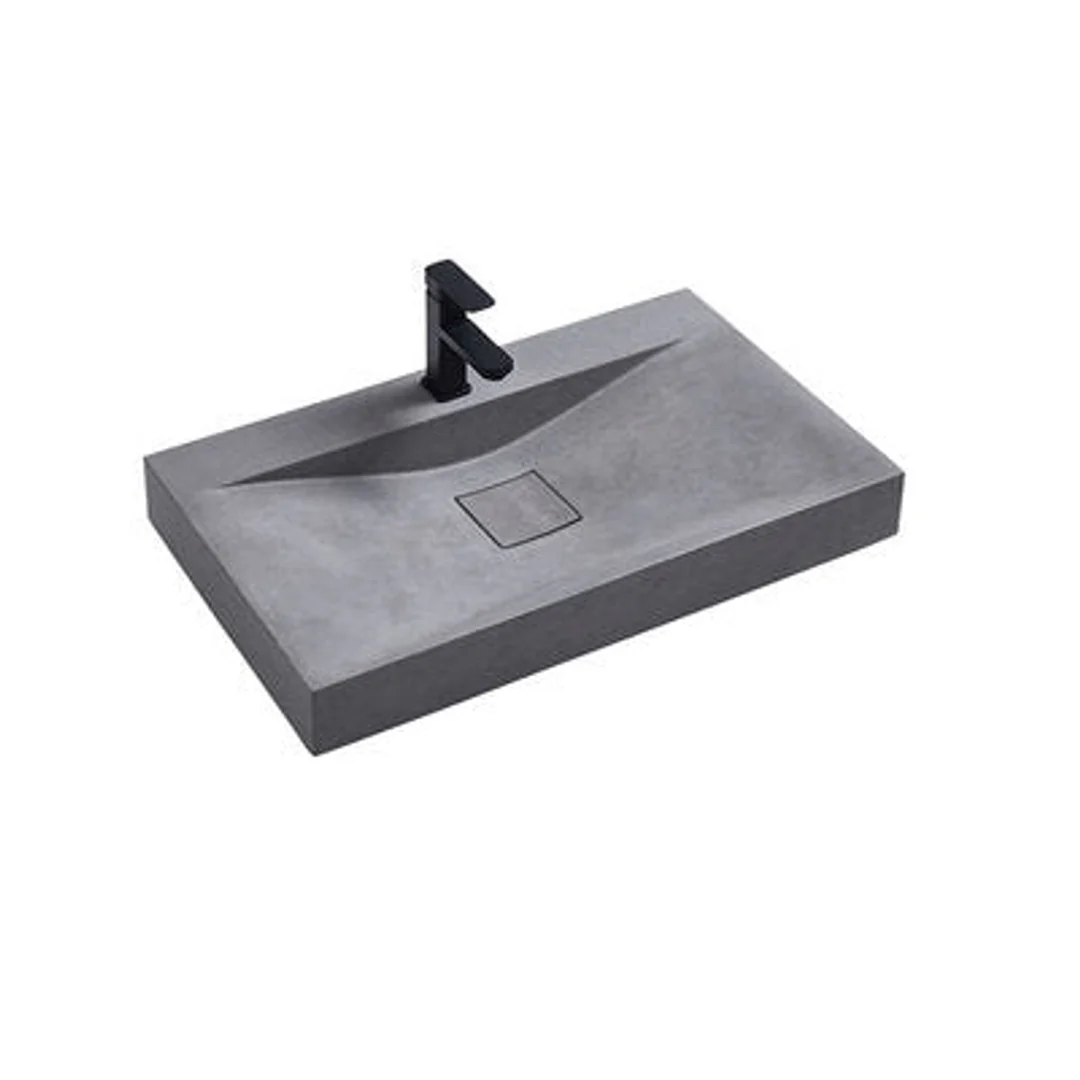 Bnk Versilia B2 Concrete Basin 800 X 480 X 100mm - Image 2