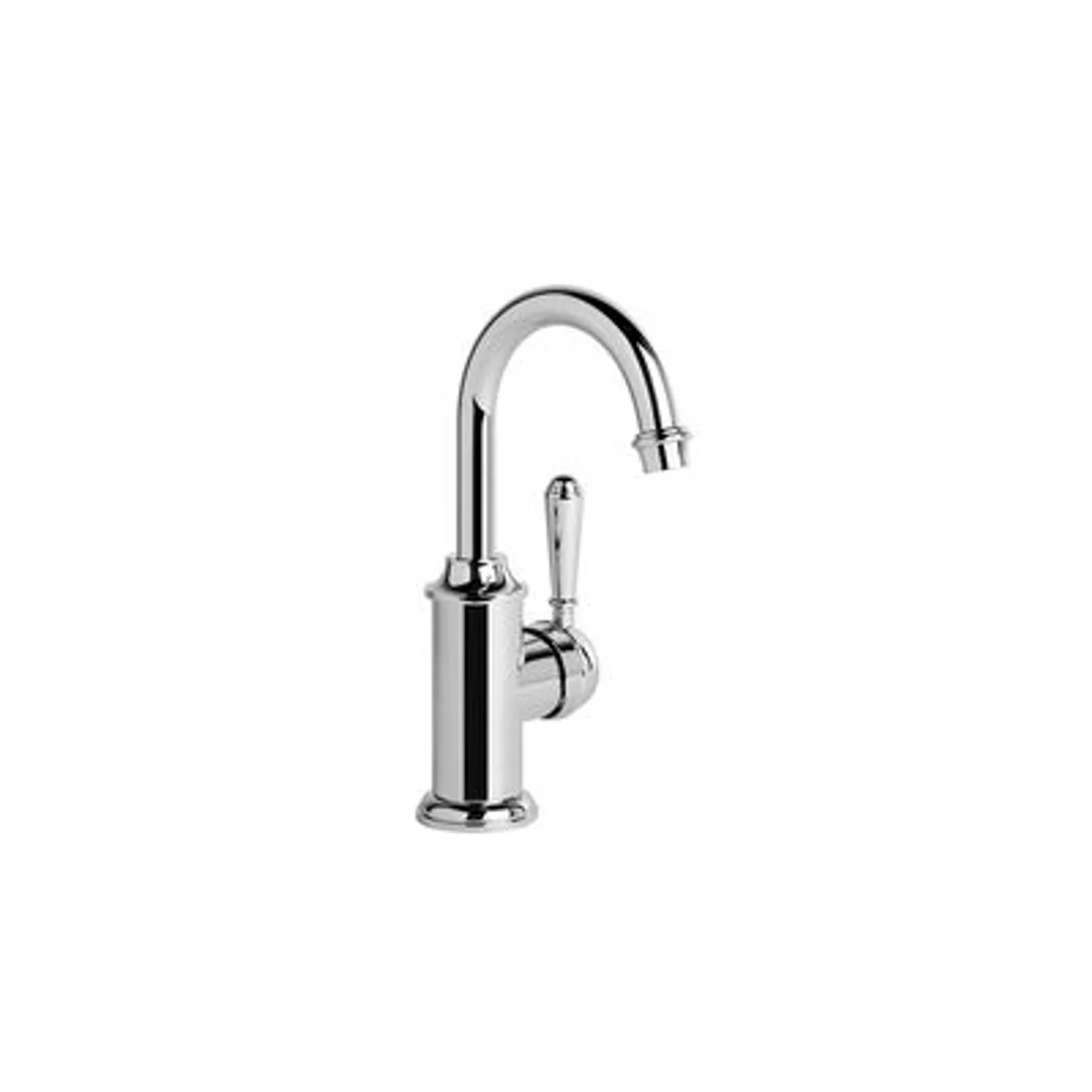 Brodware Neu England Swivel Basin Set Wht Porcel Handles Cp - Image 2