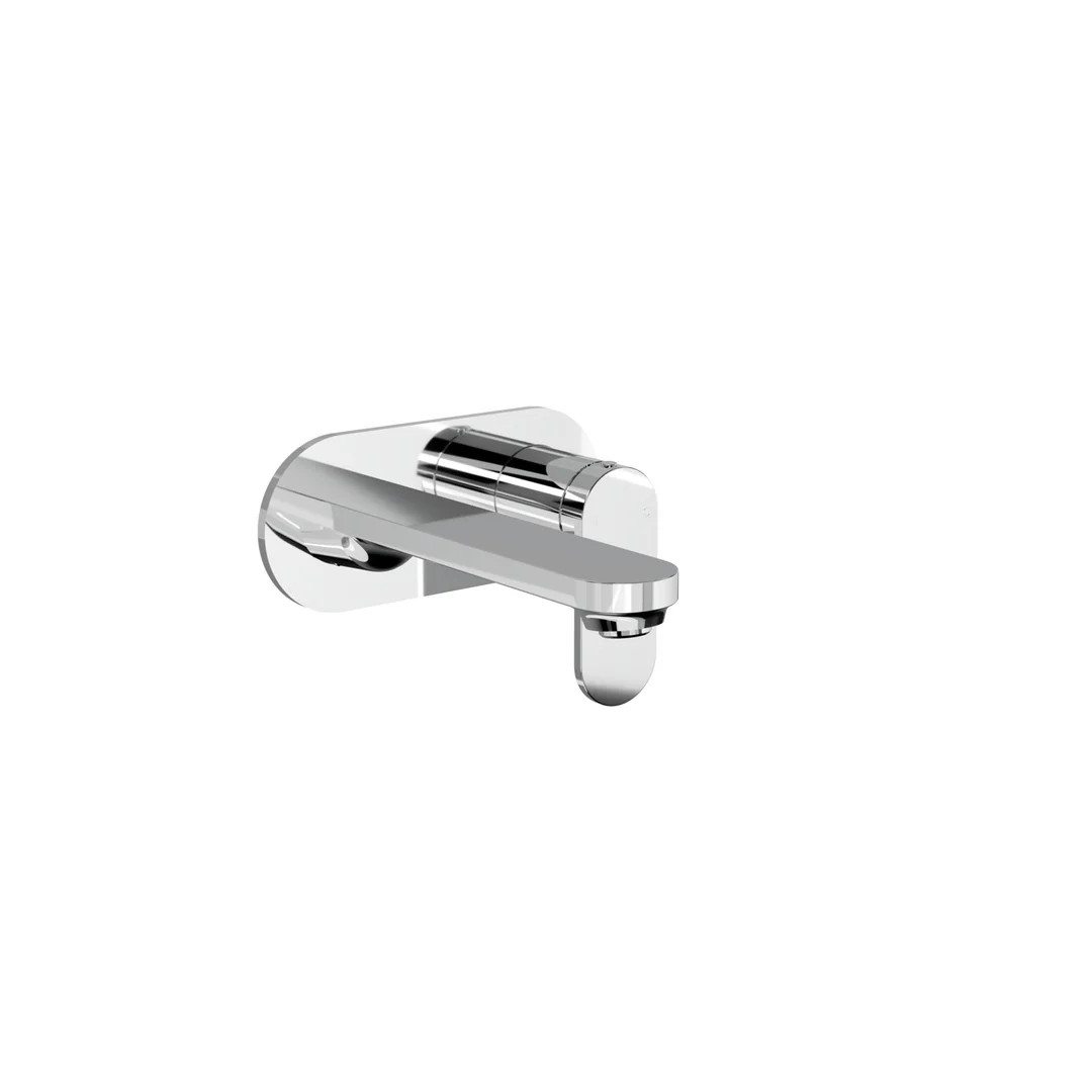 Capo 1-Plate Wall Basin or Bath Mixer Trim Kit - Chrome - Image 3