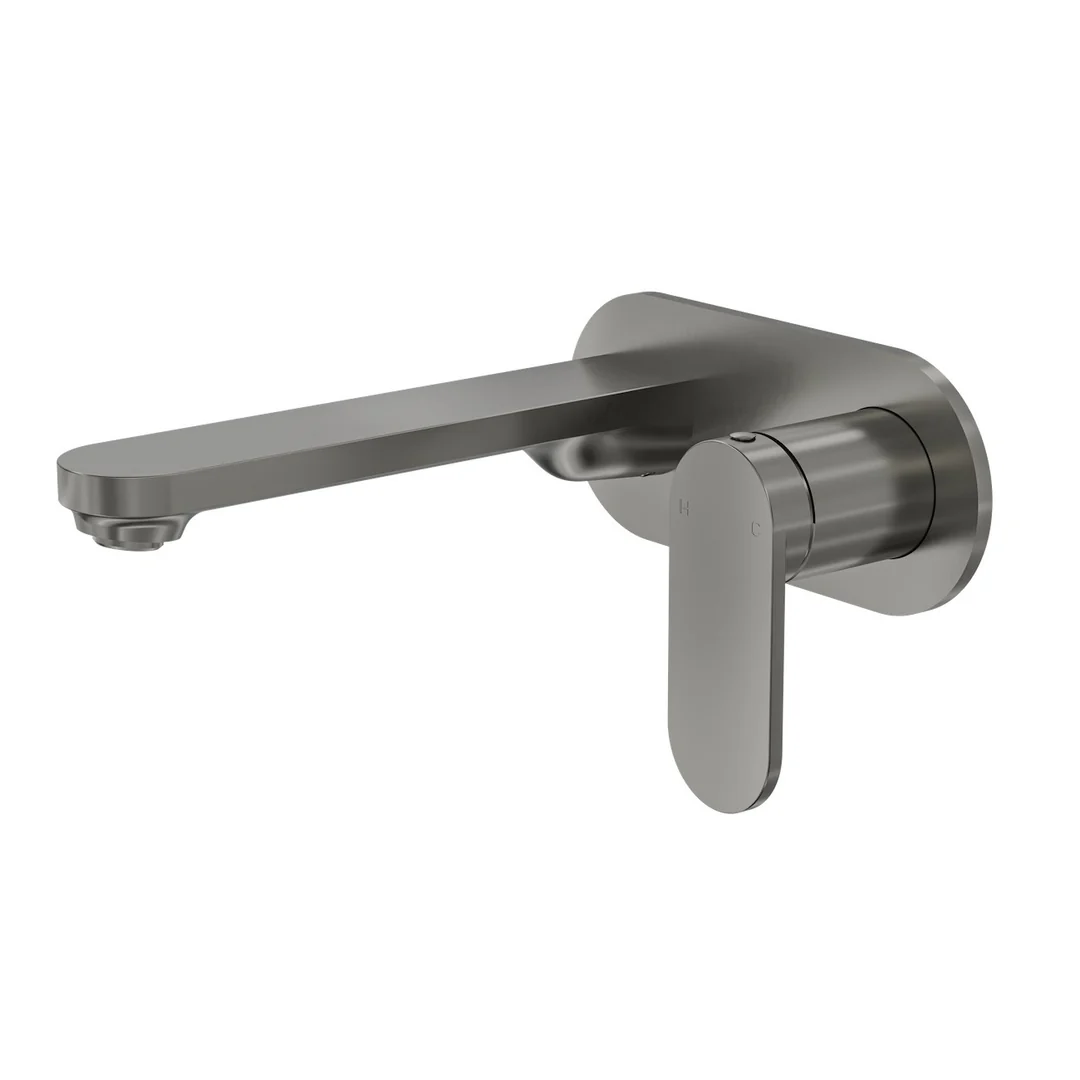 Capo 1-Plate Wall Basin or Bath Mixer Trim Kit - Gunmetal