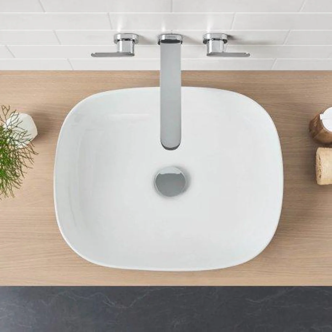Caroma Artisan Above Counter Basin Curved Rectangle 500mm - Image 4